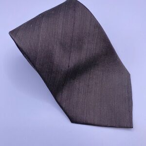 Armani Collezioni Taupe Pinstripe Tie